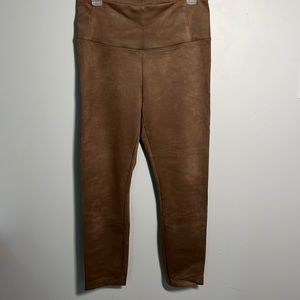 Light Brown Stretchy Suede Pants